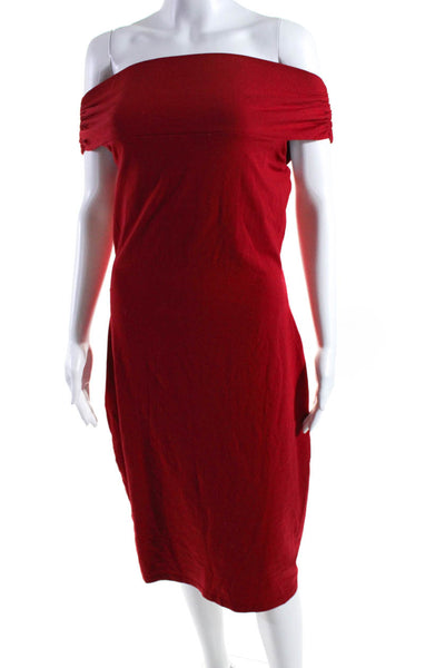 Susana Monaco Womens Red Sophy Dress Red Size 10 10709434