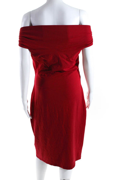 Susana Monaco Womens Red Sophy Dress Red Size 10 10709434