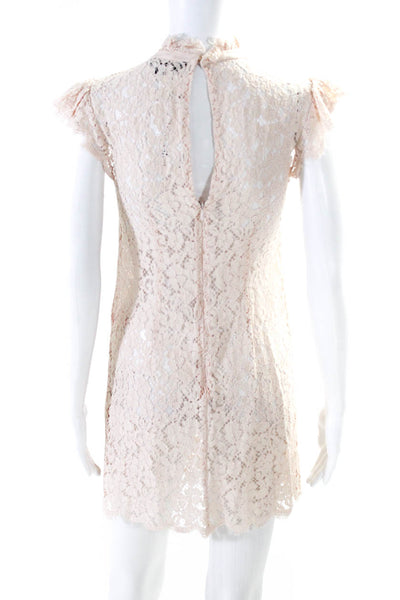 Rachel Zoe Womens Blush Kara Lace Dress Pink Size 4 10350057