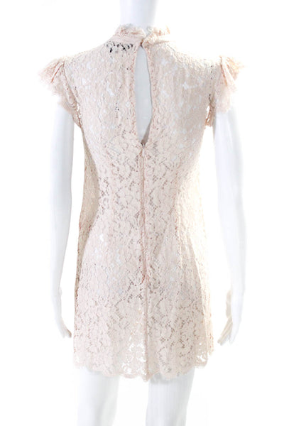 Rachel Zoe Womens Blush Kara Lace Dress Pink Size 4 10350045