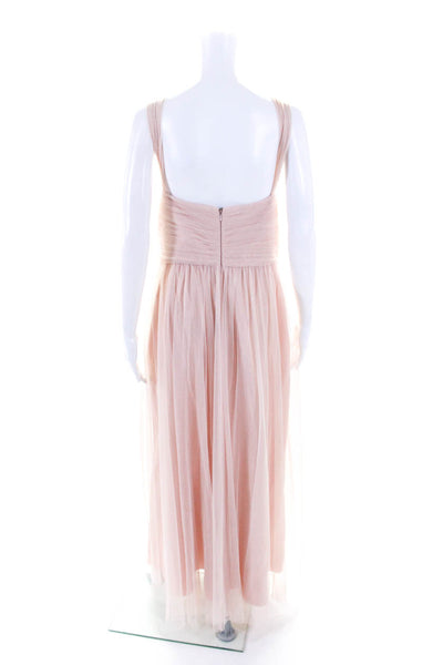 AMSALE Womens Blush Aisha Gown Pink Size 18 10837629