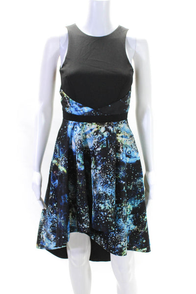 nha khanh Womens Blue Into the Galaxy Dress Blue Size 2 10404040