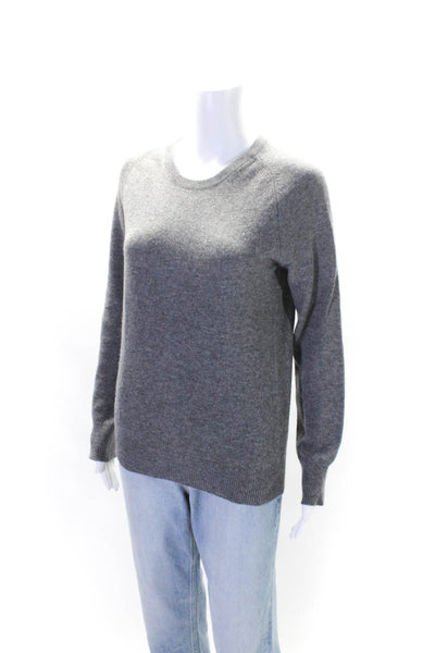 Equipment Femme Womens Dark Gray Cashmere Crew Neck Pullover Sweater Top Size S