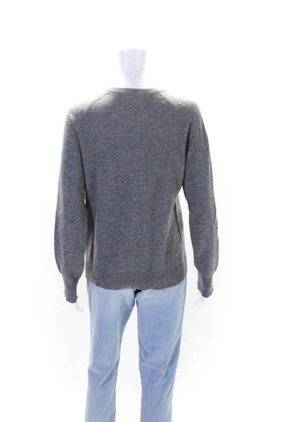 Equipment Femme Womens Dark Gray Cashmere Crew Neck Pullover Sweater Top Size S