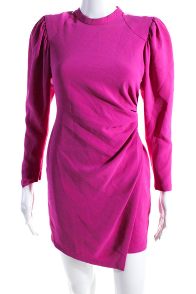 A.L.C. Womens Shocking Pink Jane Dress Pink Size 0 13344232