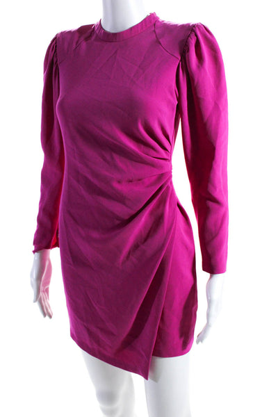 A.L.C. Womens Shocking Pink Jane Dress Pink Size 0 13344232