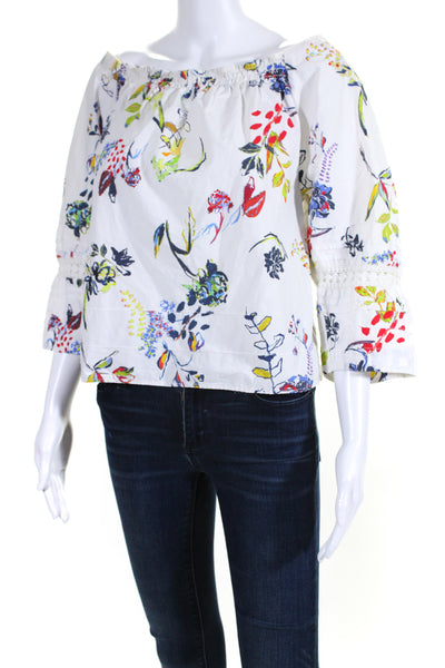 Tanya Taylor Womens Stassi Top White Size 6 12369590