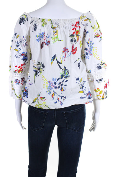 Tanya Taylor Womens Stassi Top White Size 6 12369590