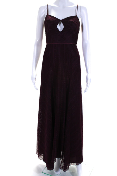 Jill Jill Stuart Womens Eliza Lace Slip Gown Purple Size 0 11090580