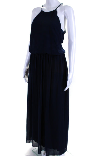 Slate & Willow Womens Midnight Wave Gown Blue Size 6 10928468