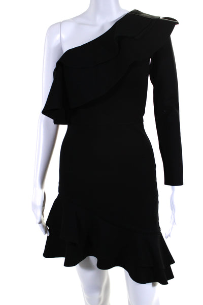 Amanda Uprichard Womens Black Pavel Dress Black Size 0 10788387