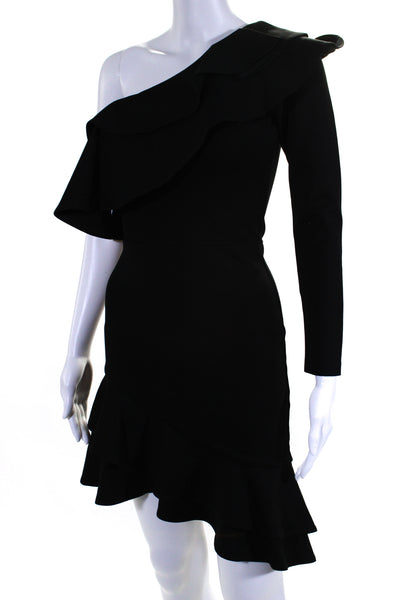 Amanda Uprichard Womens Black Pavel Dress Black Size 0 10788387