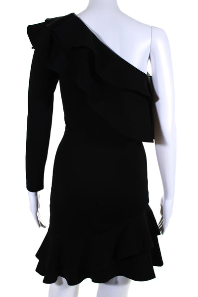 Amanda Uprichard Womens Black Pavel Dress Black Size 0 10788387