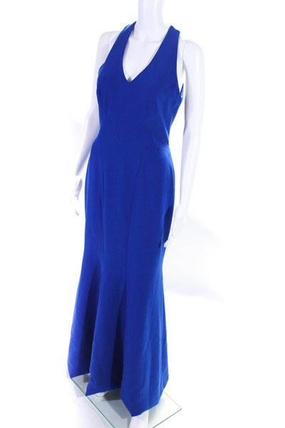 Theia Womens Cobalt Smooth Mermaid Gown Blue Size 2 12884267