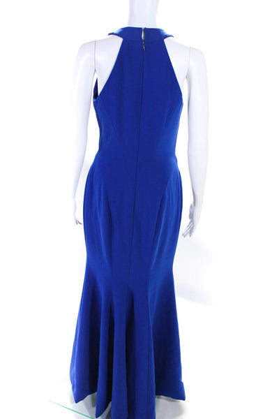 Theia Womens Cobalt Smooth Mermaid Gown Blue Size 2 12884267