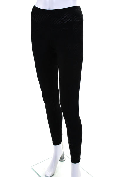 Terez Women's High Waist Full Length Shinny Legging Black Size S