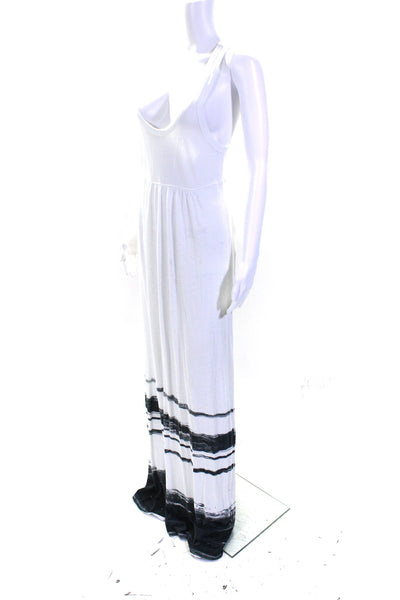 Standard James Perse Women's Scoop Neck Sleeveless Maxi Dress White Size 3