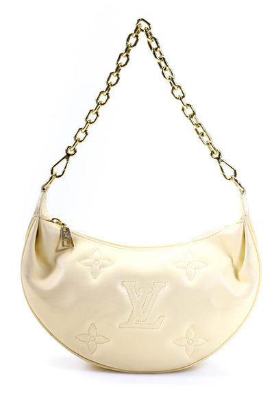 Louis Vuitton Womens Bubblegram Over The Moon Handbag Banane Yellow Leather