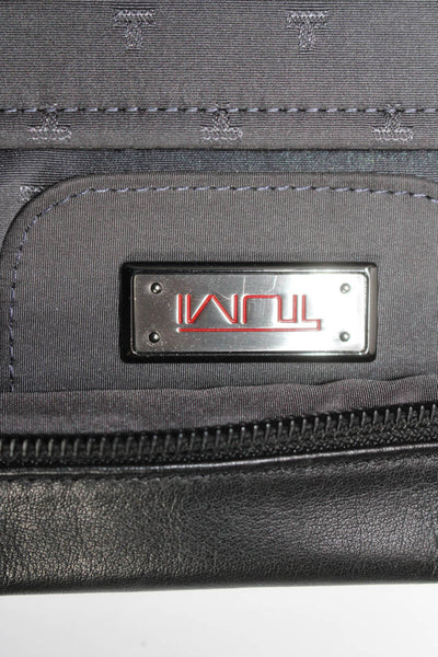 Tumi Women's Zip Closure Pockets Shoulder Laptop Bag Black Size L