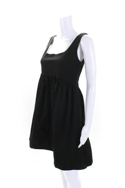 Cynthia Rowley Womens Sleeveless Knee Length Pullover Dress Black Size Small