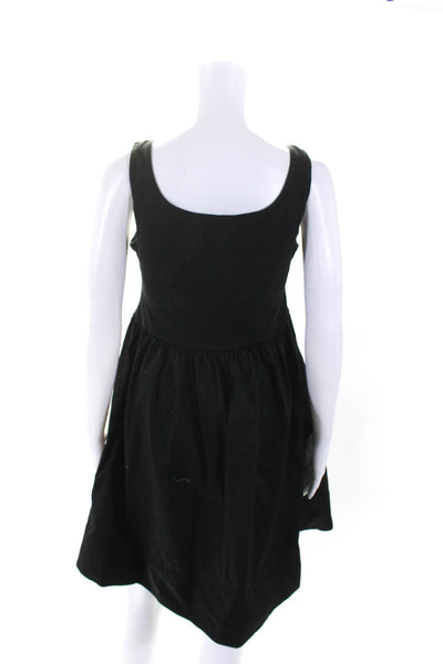 Cynthia Rowley Womens Sleeveless Knee Length Pullover Dress Black Size Small