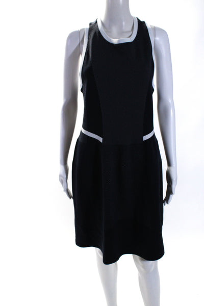 Sweaty Betty Womens Sleeveless A Line Midi Dress Navy Blue White Size 12