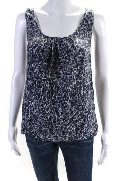 Michael Michael Kors Women's Scoop Neck Sleeveless Blouse Black Size S