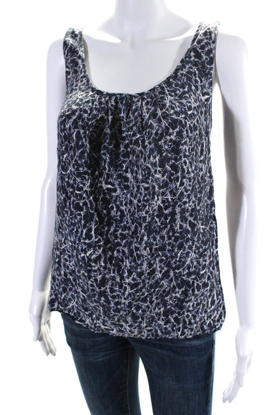 Michael Michael Kors Women's Scoop Neck Sleeveless Blouse Black Size S