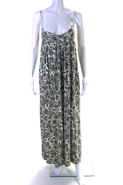 Joie Women's V-Neck Spaghetti Straps Empire Waist Floral Maxi Dress Size S