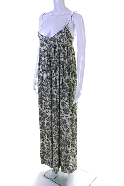 Joie Women's V-Neck Spaghetti Straps Empire Waist Floral Maxi Dress Size S