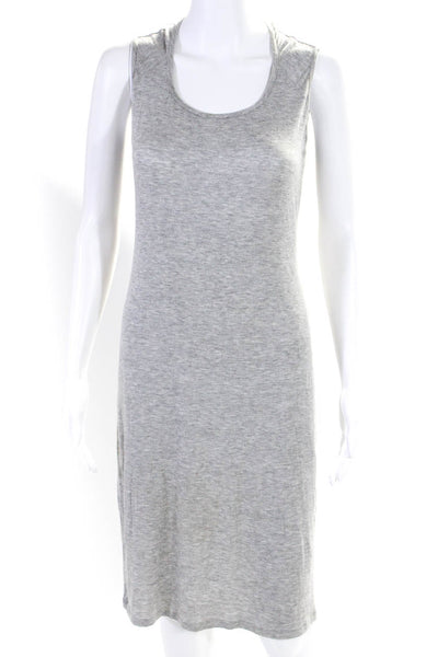 Michael Stars Womens Gray Scoop Neck Sleeveless Mini Tank Dress Size XS