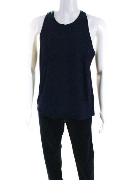 Outdoor Voices Mens Lightweight Hoodie Tank Top Set Navy Blue Size XL