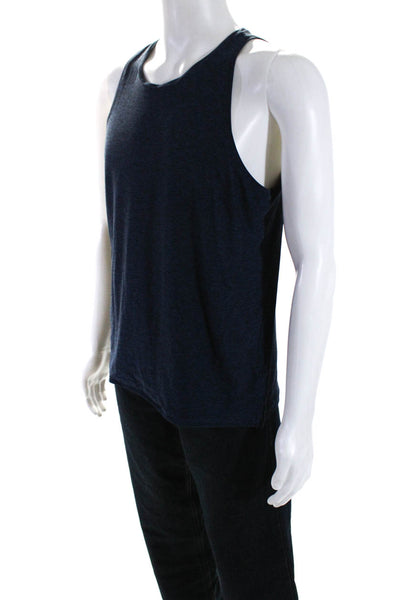 Outdoor Voices Mens Lightweight Hoodie Tank Top Set Navy Blue Size XL