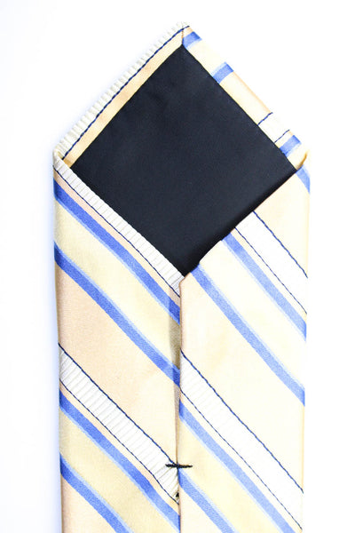 Michael Michael Kors Mens Striped Silk Tie Beige Blue eBay Endless Runway