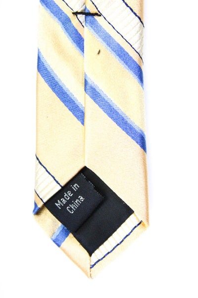 Michael Michael Kors Mens Striped Silk Tie Beige Blue eBay Endless Runway