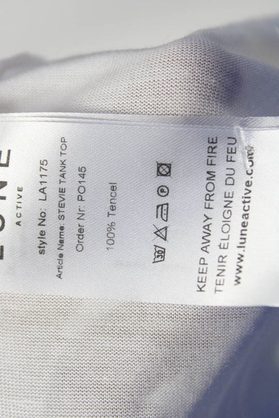Lune Womens Sleeveless Wide Fit Stevie Pullover Tank Top White Size Medium