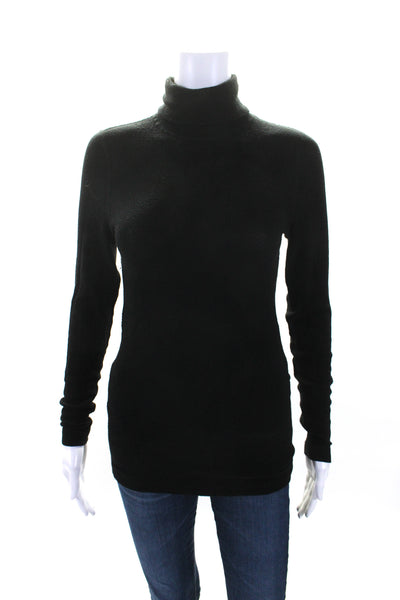 Three Dots Womens Turtleneck Pullover Sweater Black Size Extra Small