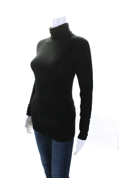 Three Dots Womens Turtleneck Pullover Sweater Black Size Extra Small