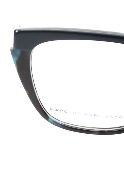 Marc By Marc Jacobs Womens MMJ 646 Square Eyeglass Frames Navy Blue Plastic