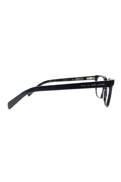 Marc By Marc Jacobs Womens MMJ 646 Square Eyeglass Frames Navy Blue Plastic