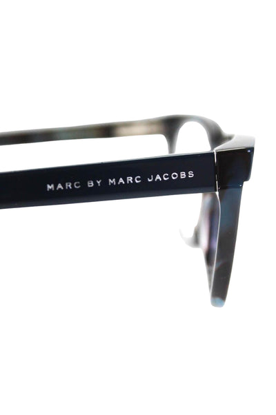 Marc By Marc Jacobs Womens MMJ 646 Square Eyeglass Frames Navy Blue Plastic