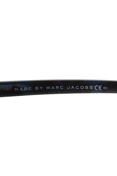 Marc By Marc Jacobs Womens MMJ 646 Square Eyeglass Frames Navy Blue Plastic