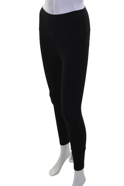 TNA Womens High Rise Stretch Knit Ankle Leggings Black Size Small