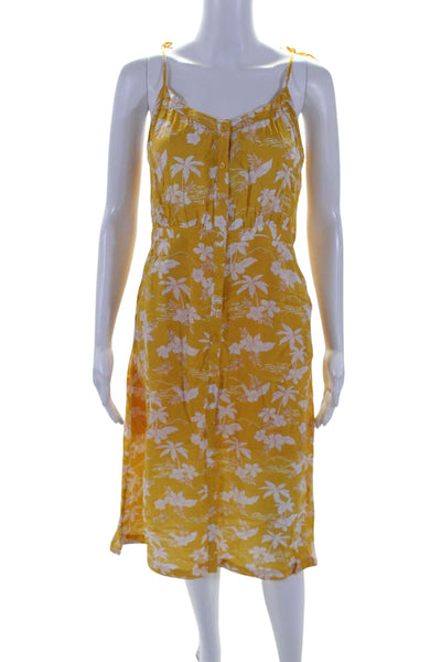 Los Angeles Atelier + Other Stories Womens Floral Print Dress Yellow Size 10