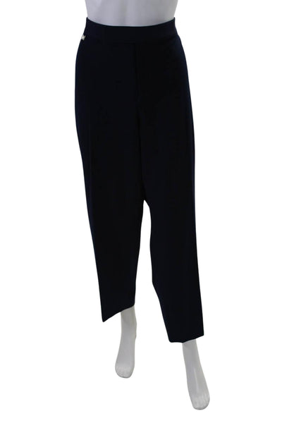 Lauren Ralph Lauren Womens Two Pocket Tapered Pants Trousers Navy Size 18W