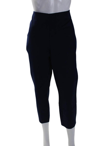 Lauren Ralph Lauren Women's Pull-On Straight Leg Dress Pants Navy Blue Size 18