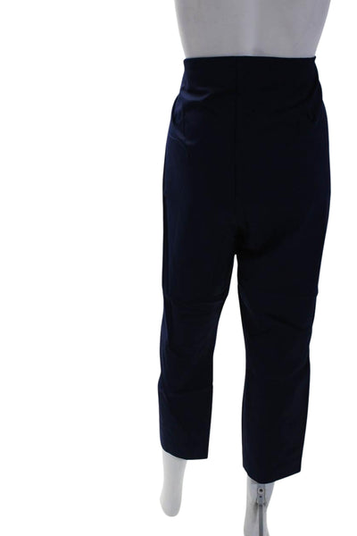 Lauren Ralph Lauren Women's Pull-On Straight Leg Dress Pants Navy Blue Size 18