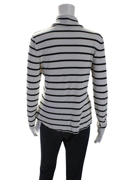 Lauren Ralph Lauren Women's Turtleneck Long Sleeves Sweater Striped Size XL