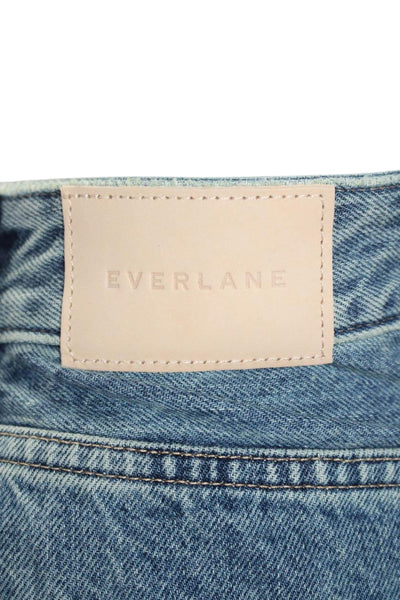 Everlane Womens Cotton Medium Washed Denim Bermuda Shorts Blue Size EUR32