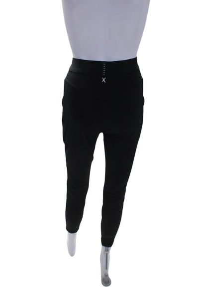 Savage x Fenty Womens Elastic Waist Athletic Slip-On Leggings Black Size L